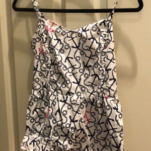 Lilly Pulitzer peplum anchor tank